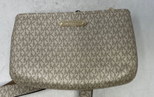 Load image into Gallery viewer, Michael Kors Womens Silver Signature Print Inner Pockets Belt Bag & Fanny pack