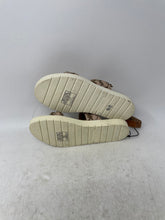Load image into Gallery viewer, Michael Kors Girls Brown Signature Print Open Toe Ankle Strap Sandals Size 1