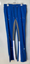 Load image into Gallery viewer, Kindred Mens Blue Cotton Flat Front Drawstring Waist Sweatpants Size 34X36