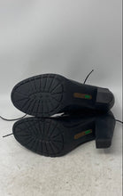 Load image into Gallery viewer, Timberland Womens 8622A Black Leather Lace-Up Block Heel Ankle Booties Size 8.5