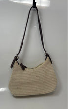 Load image into Gallery viewer, Frankie & Johnnie Womens Beige Brown Inner Pockets Shoulder Handbag