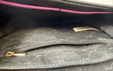 Load image into Gallery viewer, Aldo Womens Pink And Blue-Purple Crossbody Strap Inner Pocket Satchel Purse