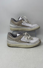 Load image into Gallery viewer, Nike Mens Air Jordan 2 Retro Low DV9956-100 White Lace-Up Sneaker Shoes Size 9