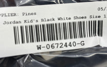 Load image into Gallery viewer, Nike Kids Jordan 4 Retro FV4537-001 Black White Sneaker Shoes Size 11C