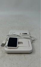 Load image into Gallery viewer, White Portable Slim 3-In-1 Wireless Multi-Device Charging Station Not Tested