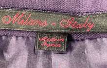 Load image into Gallery viewer, Giorgio Cosani Mens Purple Notch Lapel Single-Breasted Blazer Jacket No Size