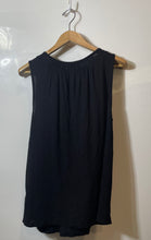 Load image into Gallery viewer, Authentic Simply Vera Vera Wang Womens Black Pleated Blouse Top Size L