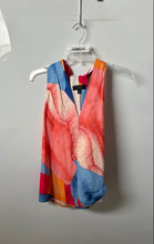 Load image into Gallery viewer, Banana Republic Womens Multicolor Abstract Sleeveless Pullover Blouse Top Size L