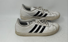 Load image into Gallery viewer, Adidas Boys VL Court 2.0 DB1831 White Black Leather Lace-Up Sneaker Shoes Size 6