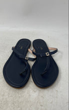 Load image into Gallery viewer, Kate Spade New York Womens Blue Leather T-Strap Slip-On Thong Sandals Size 6
