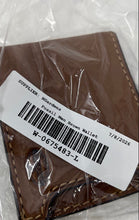 Load image into Gallery viewer, Fossil Mens Brown Leather ID Window Card Holder Small Bifold Wallet