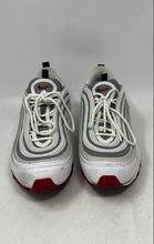 Load image into Gallery viewer, Nike Mens Air Max 97 DM0027-100 White Gray Red Lace-Up Sneaker Shoes Size 10