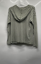 Load image into Gallery viewer, Buffalo By David Bitton Womens Green White Striped Pullover Hoodie Sz XS W/ Tag