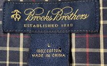 Load image into Gallery viewer, Brooks Brothers Mens Multicolor Plaid Cotton Button-Up Pajama Shirt Size L