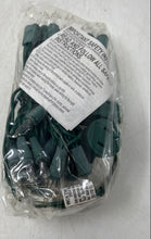 Load image into Gallery viewer, Atico International Clear Bulbs Green Wire 50 String Lights Not Tested