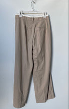 Load image into Gallery viewer, Zara Womens Beige Pleated Slash Pocket Straight Leg Dress Pants Size S