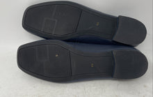 Load image into Gallery viewer, Vaneli Womens Simply Blue Leather Slip-On Loafer Shoes Size 9N