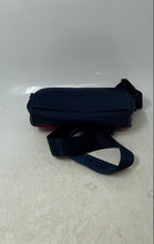 Load image into Gallery viewer, Tommy Hilfiger Womens Blue Red Zipper Adjustable Strap Crossbody Handbag