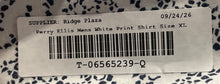 Load image into Gallery viewer, Perry Ellis Mens White Black Printed Long Sleeve Stretch Button-Up Shirt Size XL