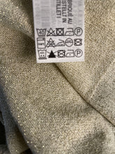 Load image into Gallery viewer, Zara Womens Gold Shimmer Long Sleeve Crew Neck Pullover Sweater Size Large