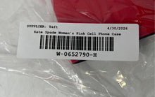 Load image into Gallery viewer, Kate Spade New York Womens Pink Scalloped Card Holder Slot Cell Phone Case