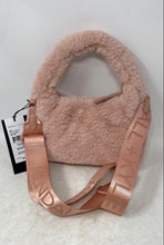 Load image into Gallery viewer, Kendall & Kylie Womens Pink Fluffy Mini Crossbody Tote Bag With Tags
