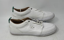 Load image into Gallery viewer, Lacoste Mens Bayliss 119 1 U 7-37CMA007321G White Leather Sneakers Shoes Size 10