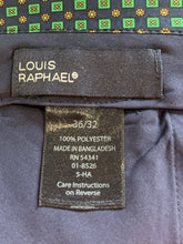 Load image into Gallery viewer, Louis Raphael Mens Brown Flat Front Slash Pocket Straight Leg Dress Pants 36/32
