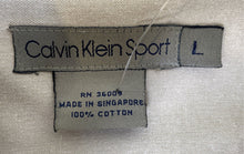 Load image into Gallery viewer, Calvin Klein Sport Mens Khaki Cotton Long Sleeve Collared Button-Up Shirt Size L