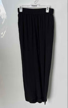 Load image into Gallery viewer, NT By Amati Womens Black Elastic Waist Pull-On Casual Wide Leg Pants No Size