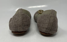 Load image into Gallery viewer, Authentic Tory Burch Womens Caroline Gray Glitter Ballet Flats Size 8M Worn