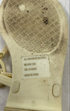 Load image into Gallery viewer, Authentic Tory Burch Womens Beige T-Strap Slip-On Flat Thong Sandals Size 5M