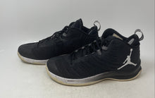 Load image into Gallery viewer, Nike Mens Air Jordan Super Fly 5 844691-040 Black White Sneakers Shoes Size 9.5