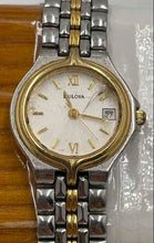 Load image into Gallery viewer, Authentic Bulova Women's Silver Tone/Gold Tone Watch. Weight 38g