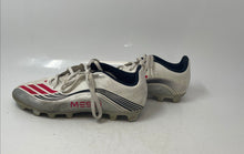 Load image into Gallery viewer, Adidas Womens F50 Messi Club White Red Black Leather Soccer Cleats Size 5.5