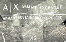 Load image into Gallery viewer, Armani Exchange Womens Black Cotton Sustainability Project T-Shirt Dress Size XS
