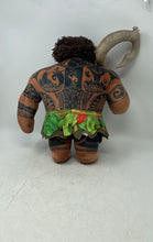 Load image into Gallery viewer, Disney Store Moana Maui Magical Fish Hook Tattoos Leaf Skirt Soft Plush Doll