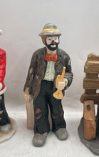 Load image into Gallery viewer, Lot Of 4 Pcs Assorted Multicolor Mixed Variety Hand-Painted Clown Figurines