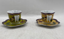 Load image into Gallery viewer, Lot Of 10 Pcs Multicolor Ceramic Classic Coffee & Tea Demitasse Cup & Saucer