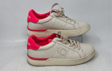Load image into Gallery viewer, Coach Womens Lowline G540 Beige Pink Leather Lace-Up Sneaker Shoes Size 6B