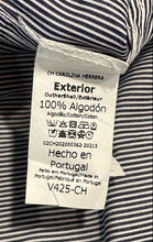 Load image into Gallery viewer, Authentic Carolina Herrera Mens Black White Striped Dress Shirt Size 15.5