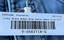 Load image into Gallery viewer, Lucky Brand Womens Blue Denim Regular Fit Medium Wash Ankle Jeans Size 4/27