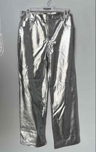 Load image into Gallery viewer, MNG Womens Silver 5-Pocket Design Button Front Belt Loops Trouser Pants Size 4