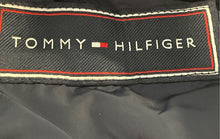 Load image into Gallery viewer, Tommy Hilfiger Womens Blue Belted Faux Fur Trim Hooded Puffer Jacket Size Small