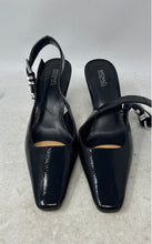 Load image into Gallery viewer, Michael Kors Womens Darrington Black Patent Leather Slingback Pump Heels Size 7M