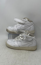 Load image into Gallery viewer, Nike Mens Air Force 1 Mid '07 315123-111 White Leather Sneakers Shoes Size 8