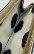 Load image into Gallery viewer, Kate Spade New York Womens Gold-Tone Mini Travel Zip-Around Wallet