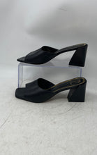 Load image into Gallery viewer, Vince Camuto Womens Sacha Black Leather Slip-On Block Slide Heels Size 7.5M