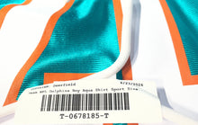 Load image into Gallery viewer, NFL Team Apparel Boys Aqua Miami Dolphins Jaylen Waddle #17 Jersey Size L 12/14