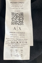 Load image into Gallery viewer, Armani Exchange Mens Black Long Sleeve Knitted Pullover Sweater Size M